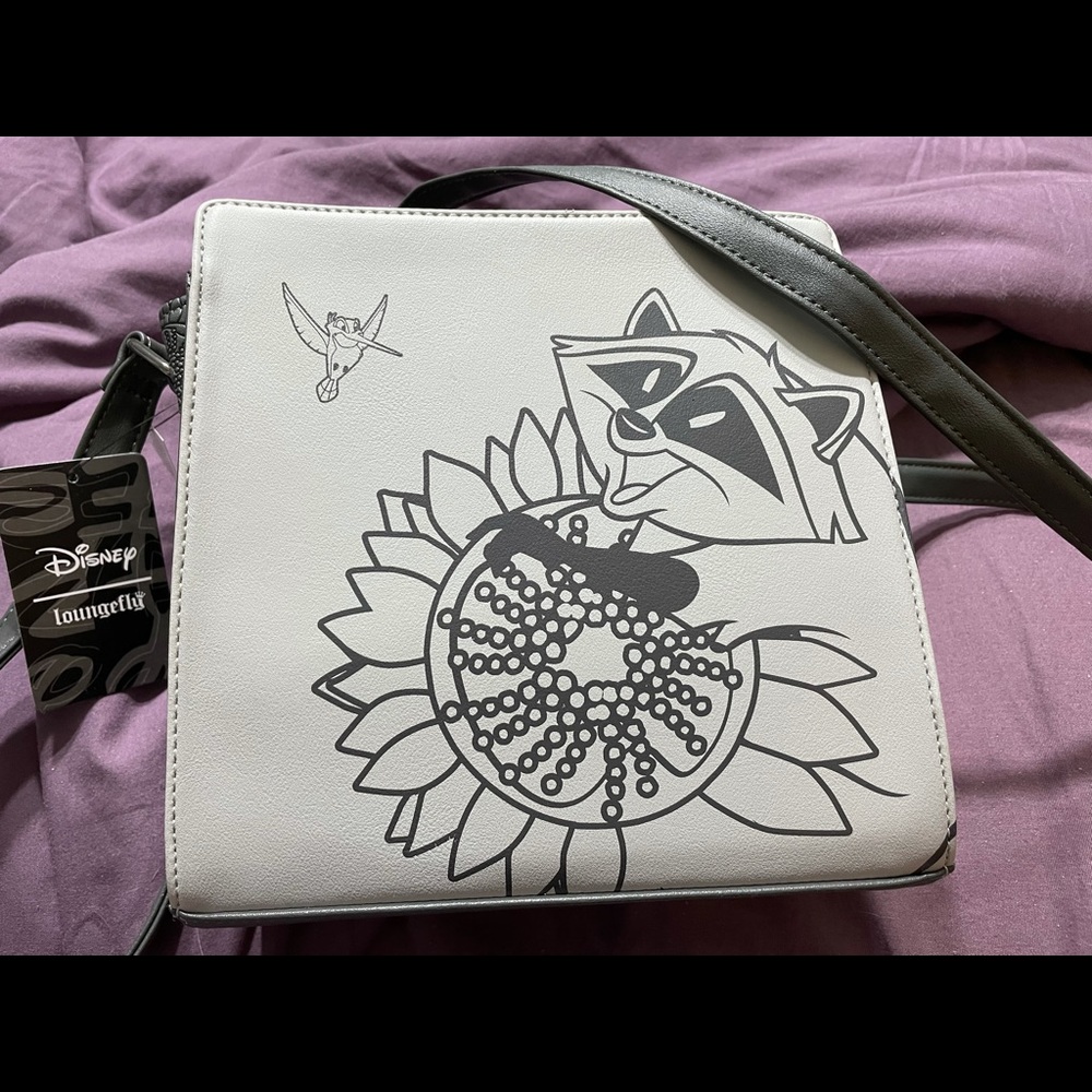 NWT Loungefly Pocahontas Meeko/Flit Crossbody